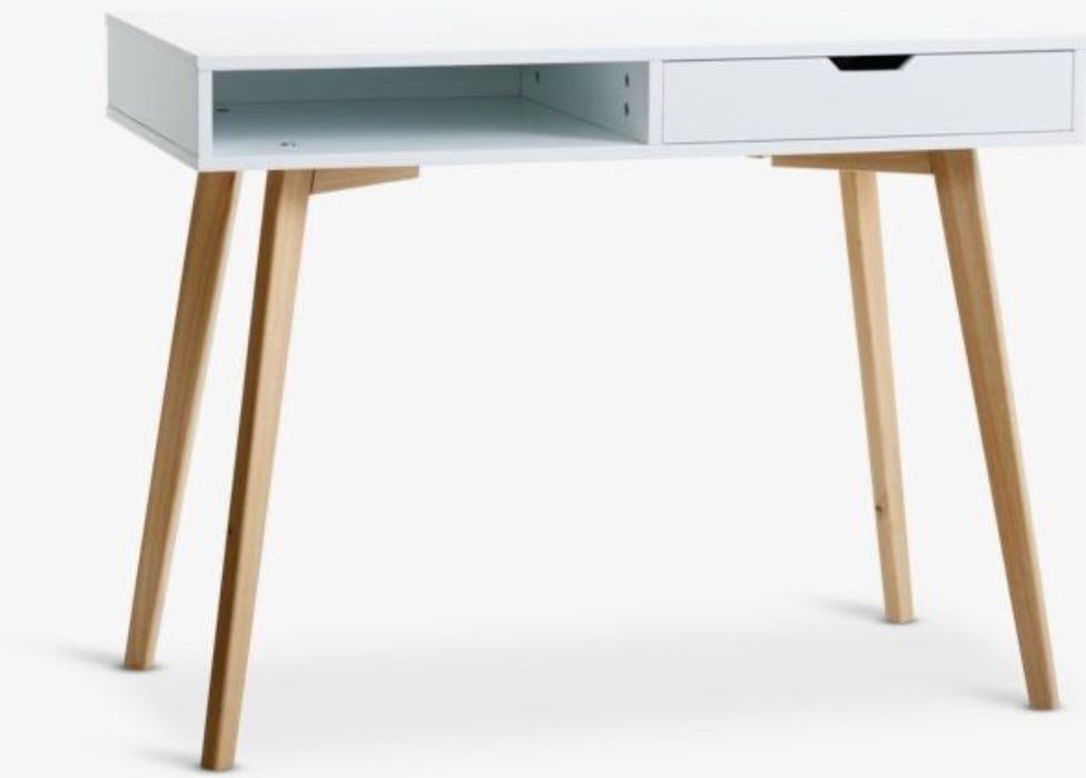 Бюро TAMHOLT 50x100 бяло/натурал