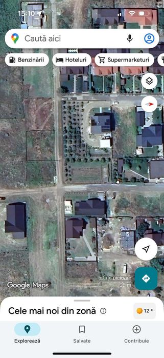 Vând teren  de 435 mp în satul Costi, județul Galați