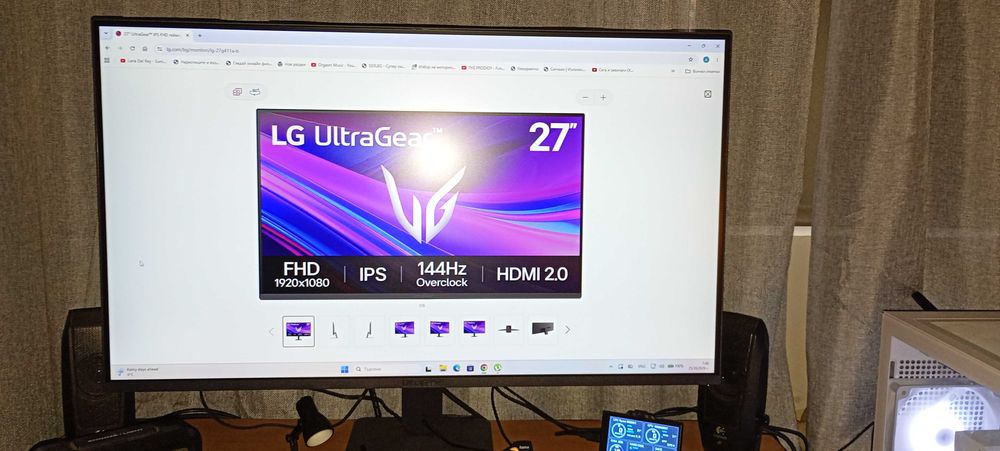 Монитор 27" Ultra Gear LG27G411A