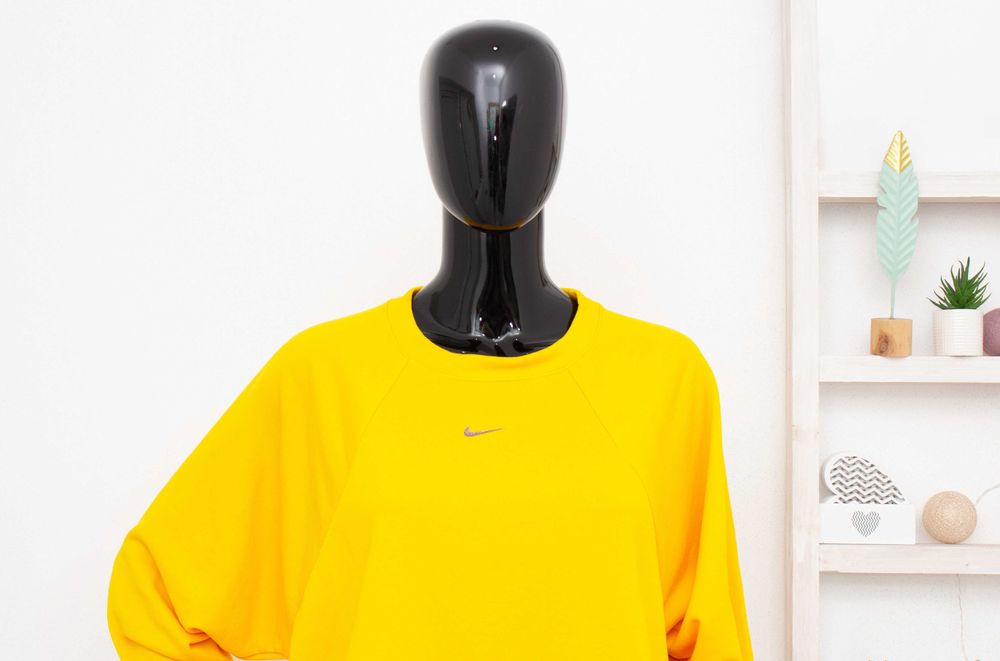 Nike оригинална блуза Dri-Fit свободен модел за спорт блестящо лого М