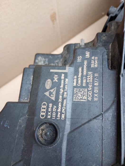 Bara fata stop far faruri bi-xenon full led matrix Audi A6 C7  2014+