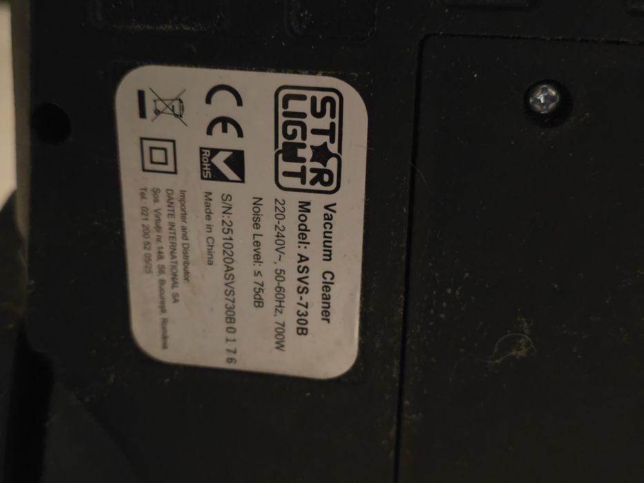 Aspirator cu fir si sac Star Light