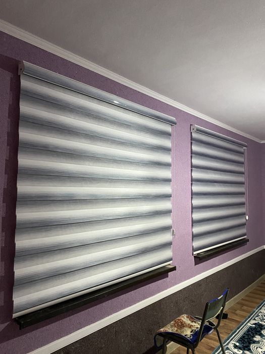 Жалюзи ролл шторы день и ночь