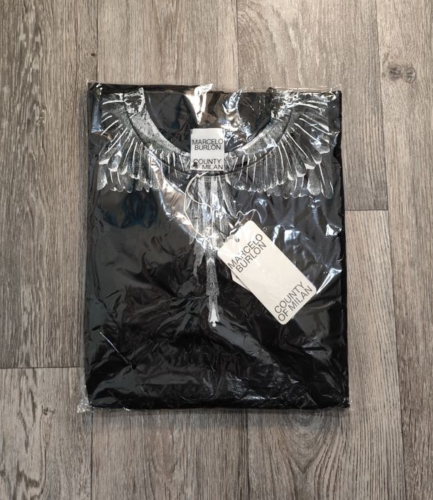 Мъжка тениска блуза фланелка памук Marcelo Burlon Milano 2025