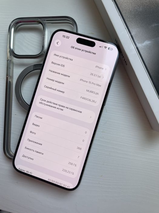 Iphone 15Pro Max 256гб 83%