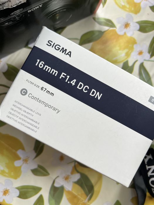 обектив Sigma 16mm f/1.4 DC DN Contemporary - Sony