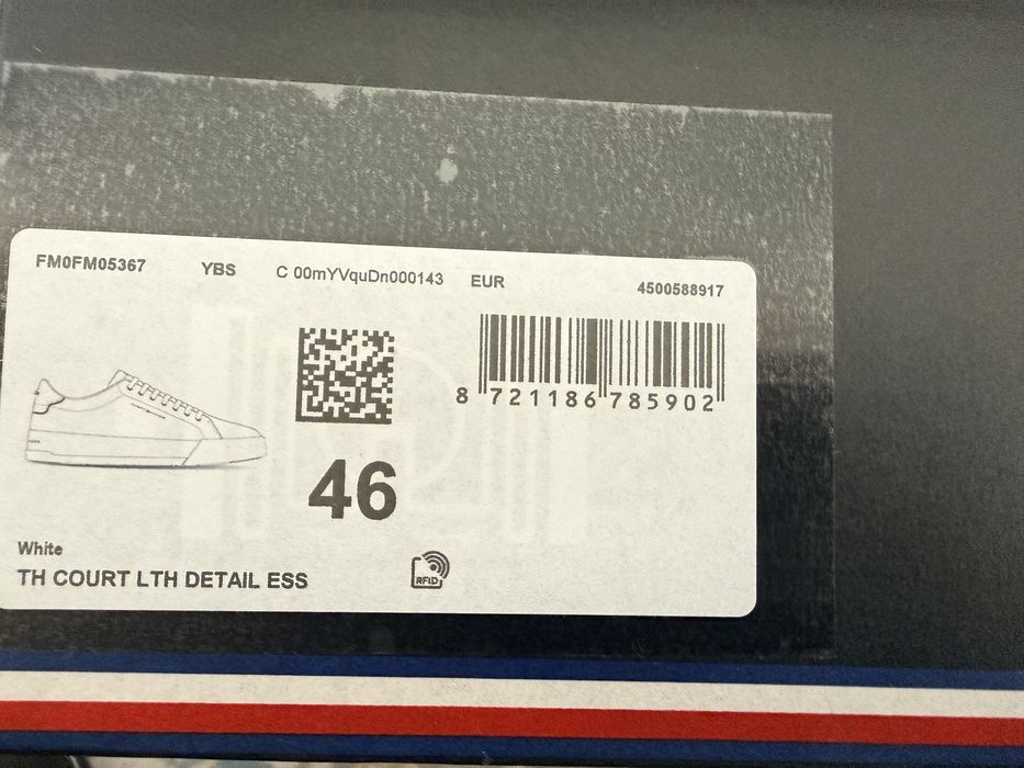 маратонки / кецове / Tommy Hilfiger TH Court LTH DETAIL ESS 46 номер