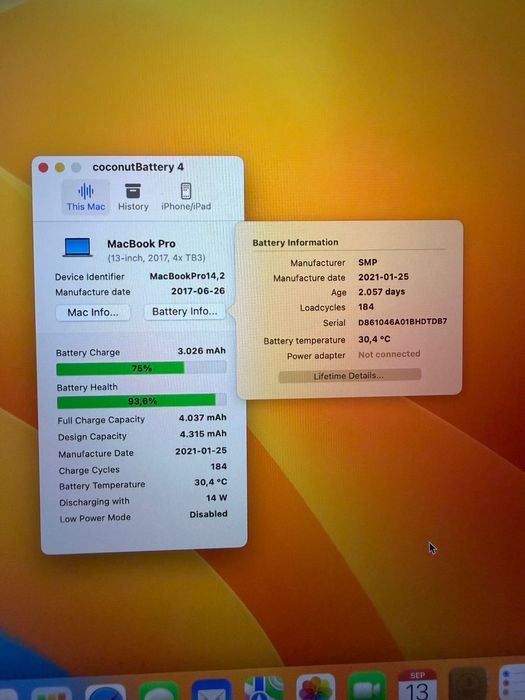 MacBook Pro 2017 (Intel Core i7 / 16GB RAM)
