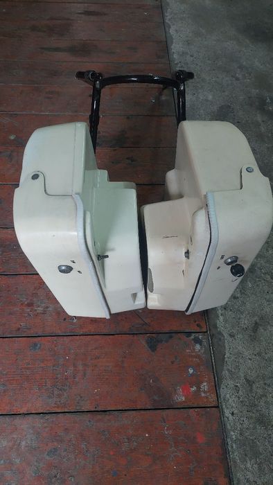 Mz ETZ 250/251. Куфари  със стойките. DDR.Оригинал.