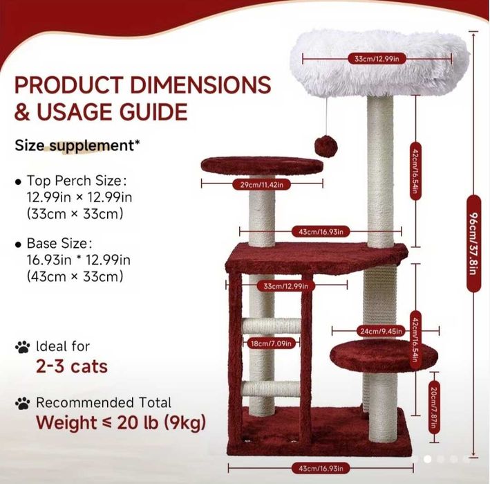 Ansamblu de joacă și zgâriat pentru pisici