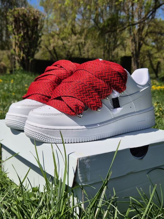 Nike air force 1 rope red Lanvin