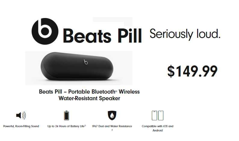 Apple Beats Pill + /BeatsByDr.Dre/