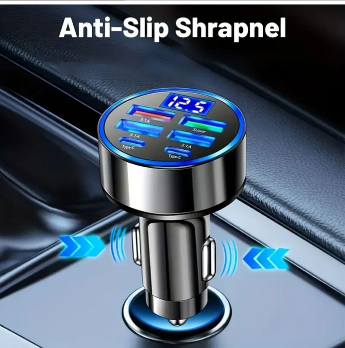 Priză încărcare rapidă 12 24 V cu tip C și USB