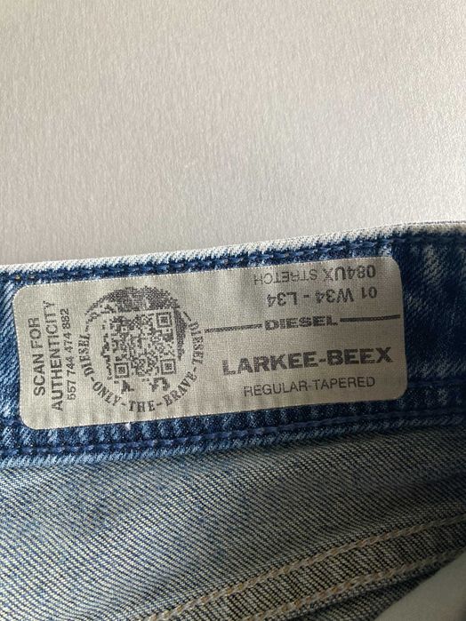 Мъжки дънки Diesel Larkee Beex Regular Tapered 34 номер