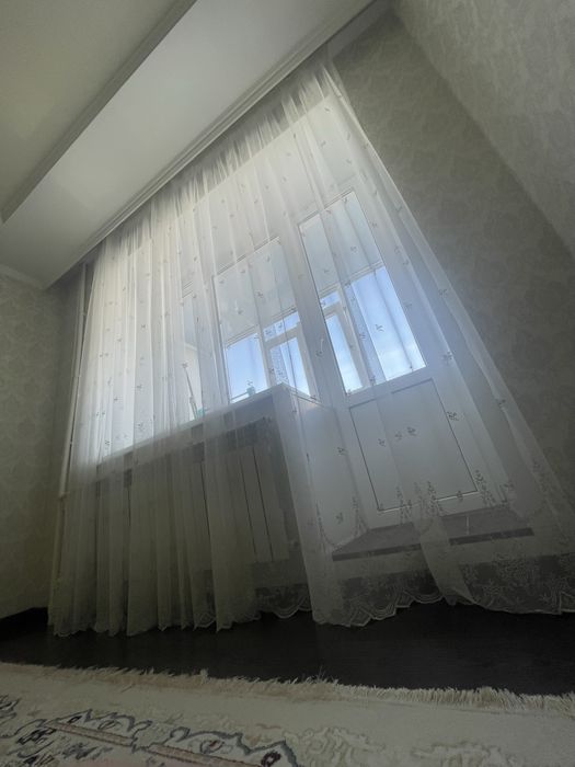 Продам б/у Тюль. Цвет Айвори.
