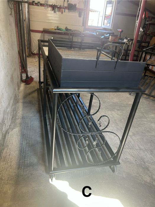 Grătar masă de lucru,sobă rachetă și alte modele