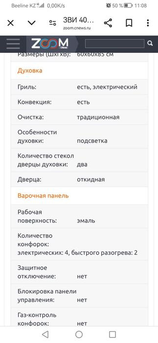 Электроплита ЗВИ 401