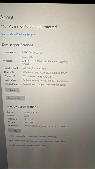 Asus ROG Zephyrus  G14 2 in 1 Tableta