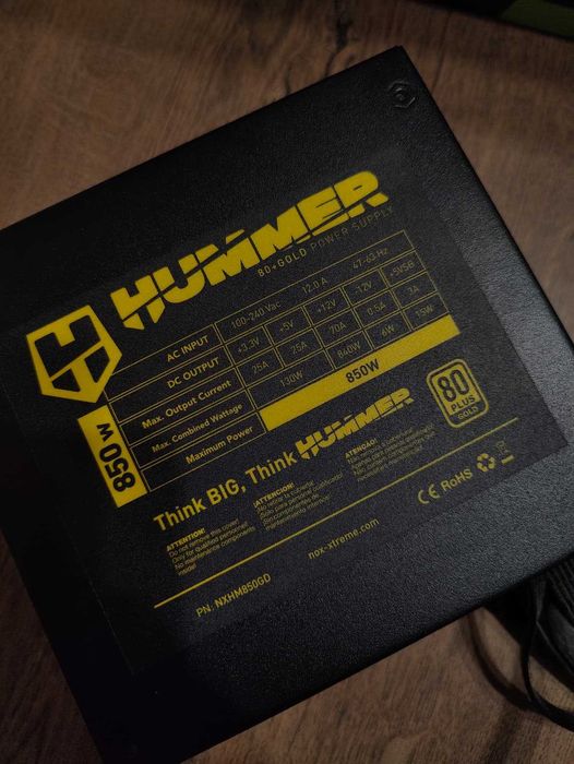 Sursa 850w gold Nox Hummer GD850 (ultra quiet) Spania