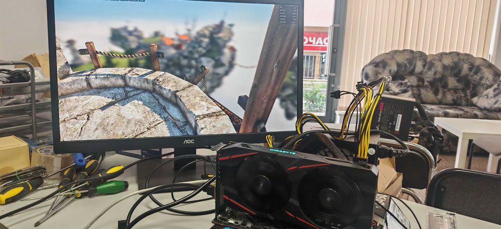 Продавам Перфектна Видео Карта Gigabyte RX 580 8Gb 256bit OC