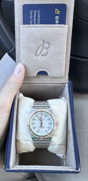 Breitling Chronomat Automatic 36 Diamante, Pother of Pearls, Bicolor, Full Set, 2022