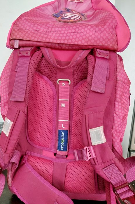OFERTA Ghiozdan Herlitz , roz cu fluturi, ideal pentru fete!