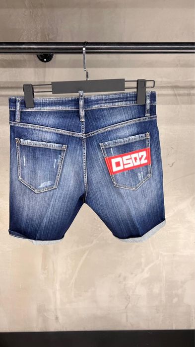 Blugi scurti dsquared 2 albastrii premium
