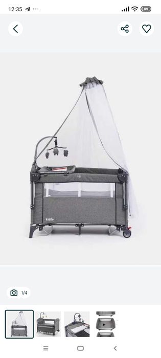 Продам детскую кроватку 3 в 1