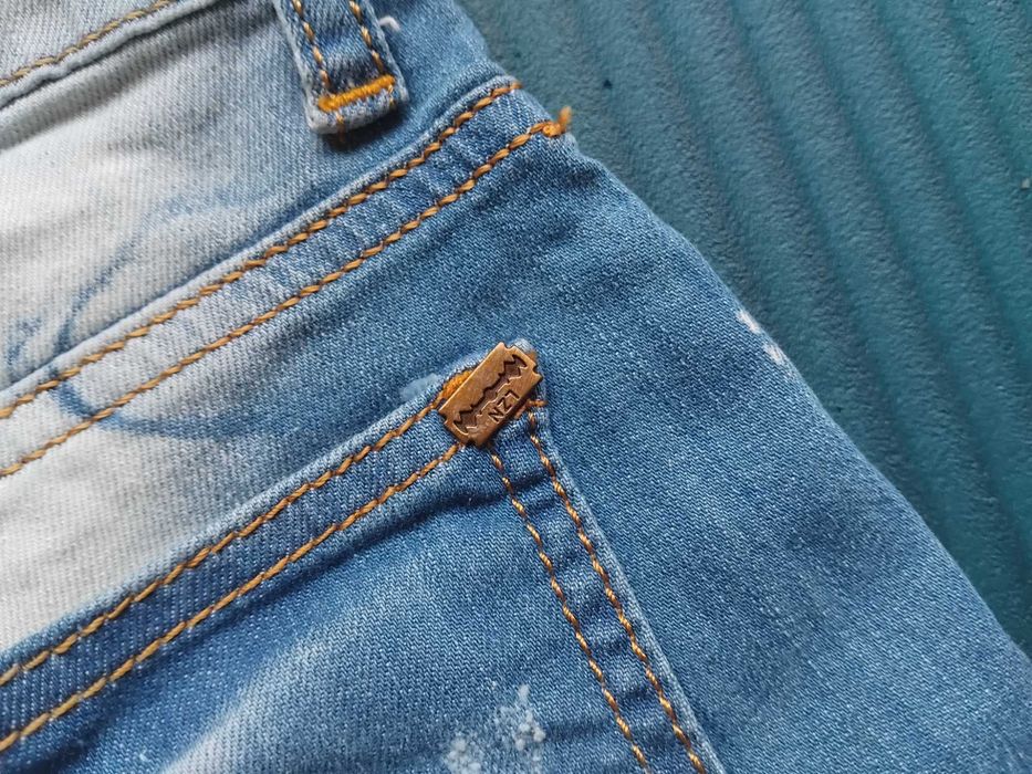 Дънкови къси панталони