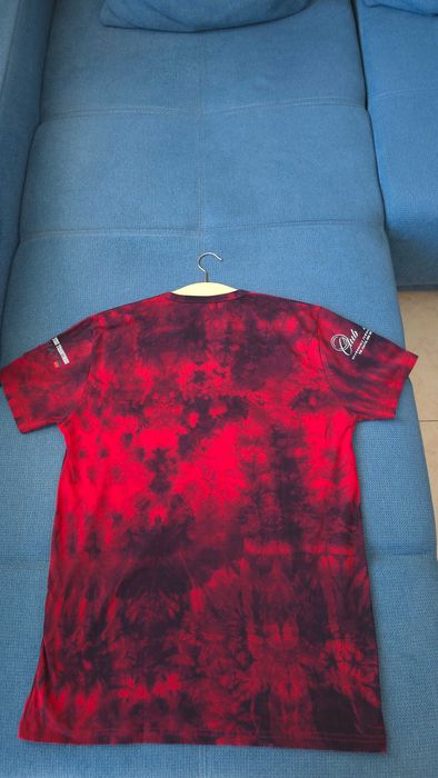 Мъжка тъмночервена блуза