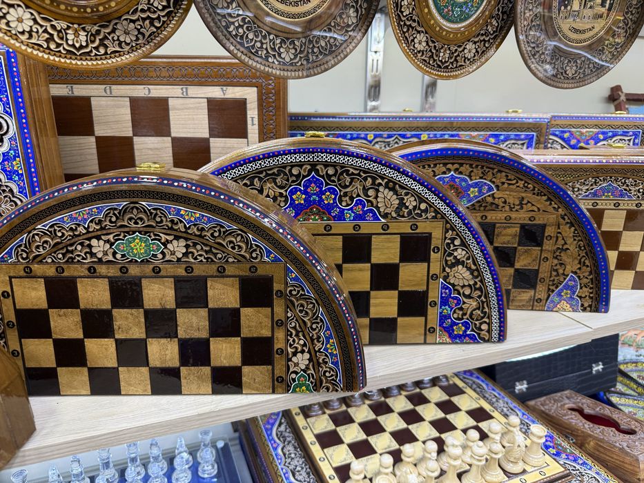 Eksklyuziv O‘zbek milliy shahmat – Sovg‘alik VIP to‘plam