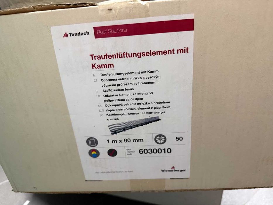 лента било,Надулучна пола,Алумин. улама Tondach Wienerberger