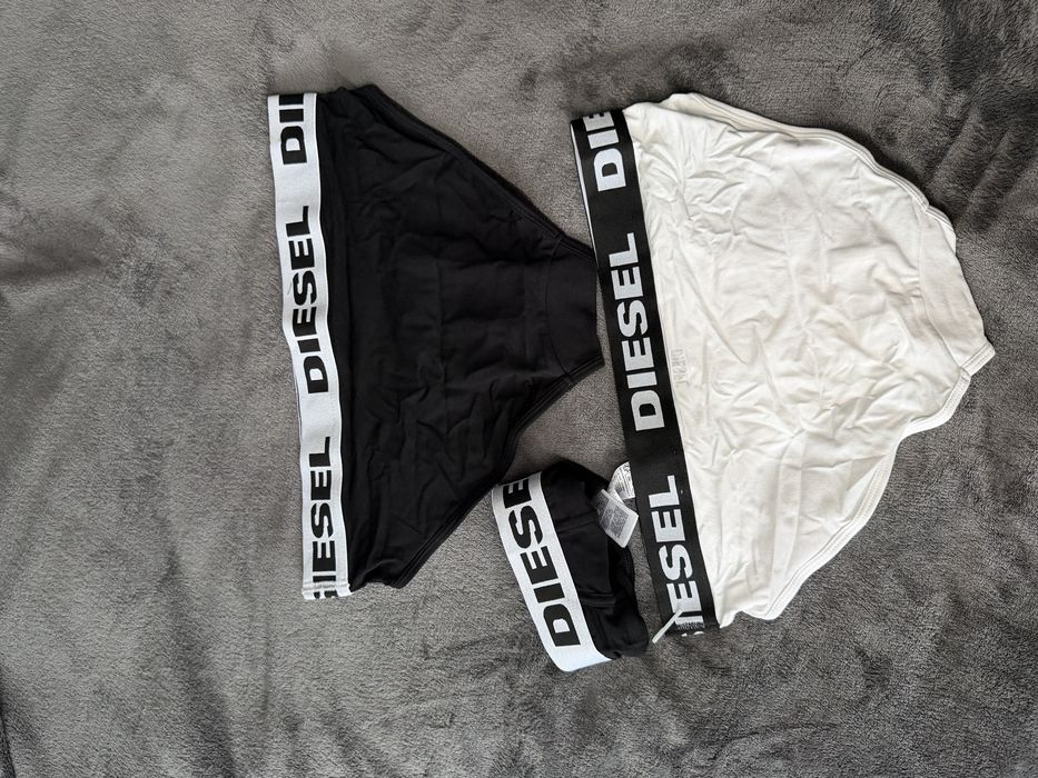 Diesel Umbr set 3 chiloti negru-negru-alb marimea XL noi originali