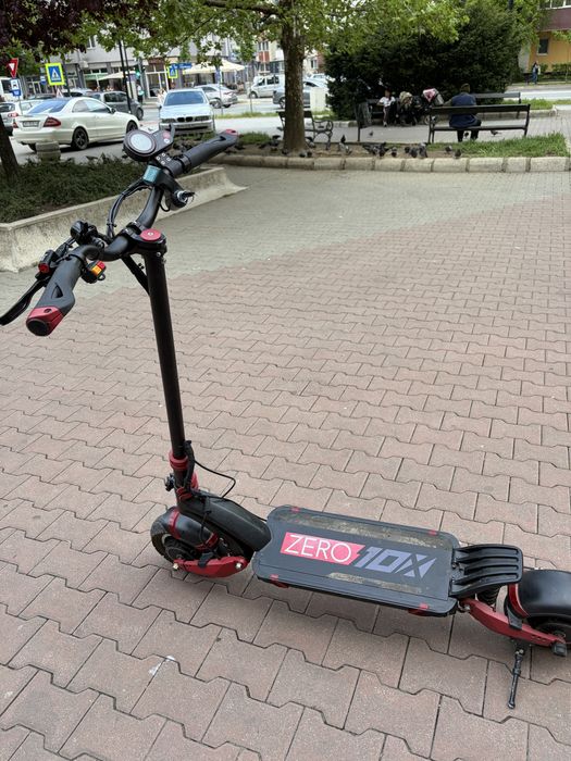 Trotinetă electrică ZERO 10X – 2x1000W – 52V – foarte întreținută