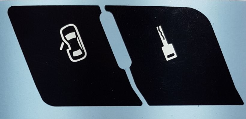 Нов Модел Лепенки за копчета Ауди А4 B6 2002-