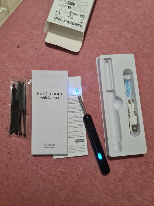 Aparat de curatare urechi  cu camera hd