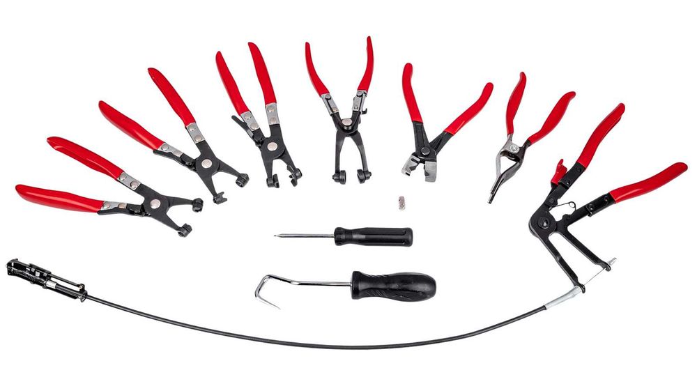 Комплект клещи за скоби за водни съединения 9 части MAR-POL