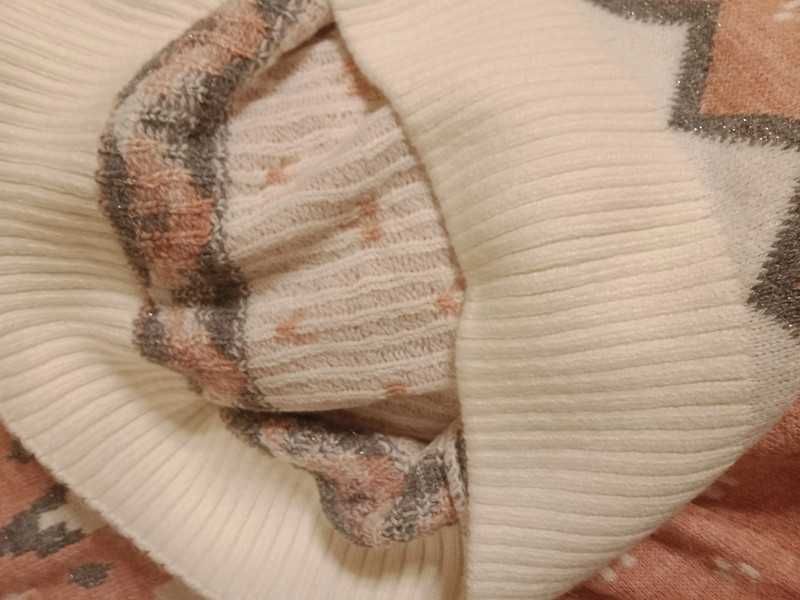 Rochie jacquard tricotată