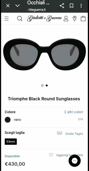 Ochelari soare Celiné Triomphe Black