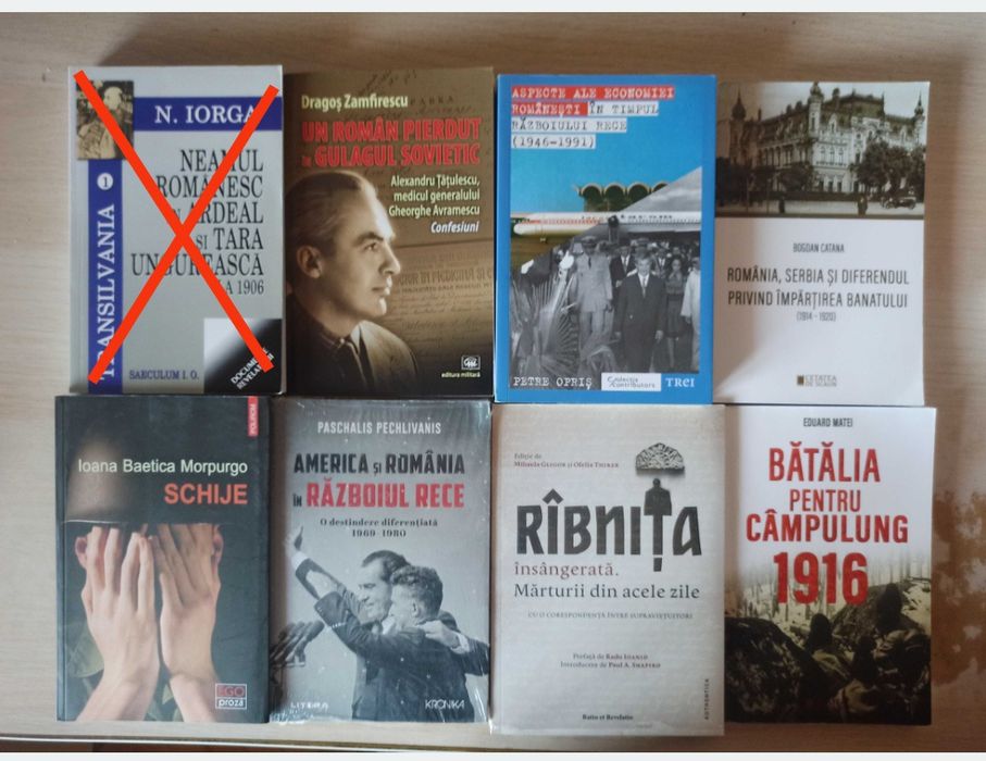 Carti despre istoria Romaniei (lichidare biblioteca)