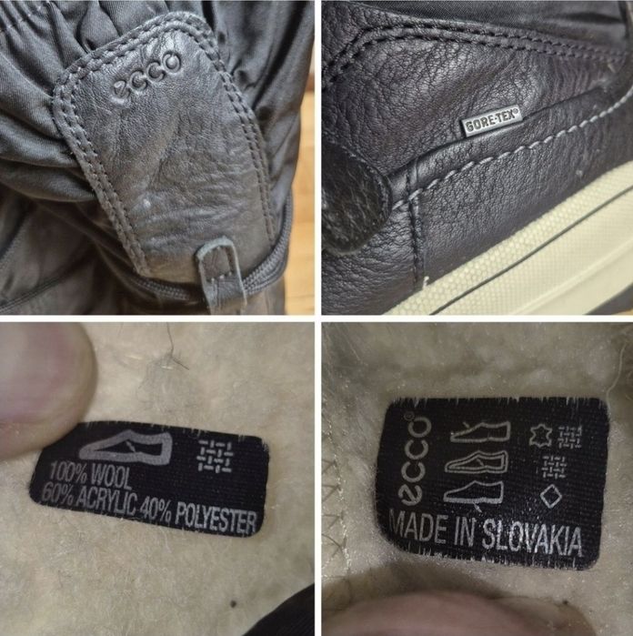 Ghete Premium Ecco Trace, Impermeabile Gore-Tex, Damă - 41
