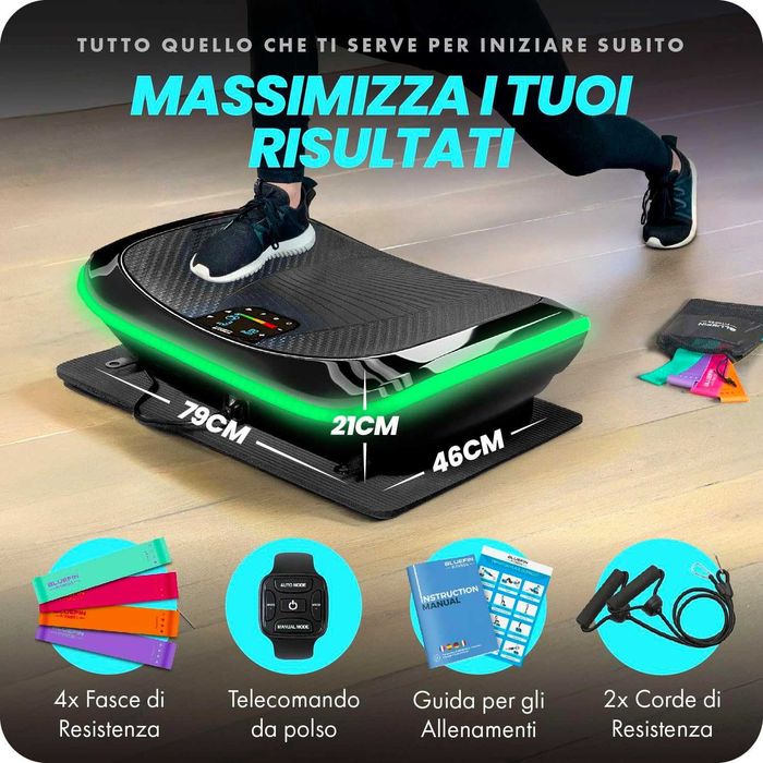 Platformă vibratoare Bluefin® 4D pentru slăbire