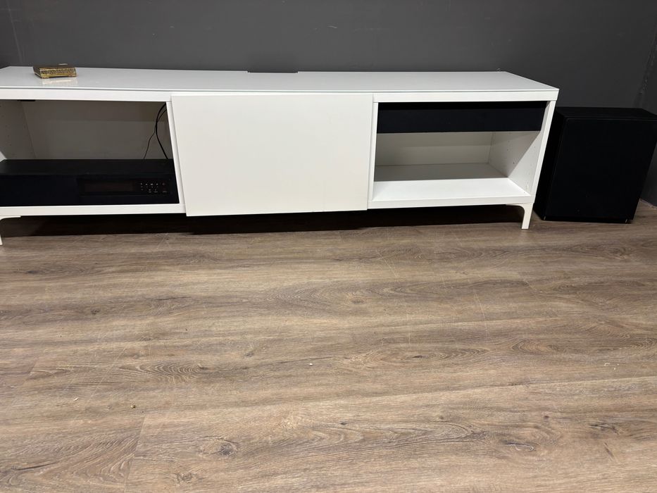 Comoda TV Alba pal modernă