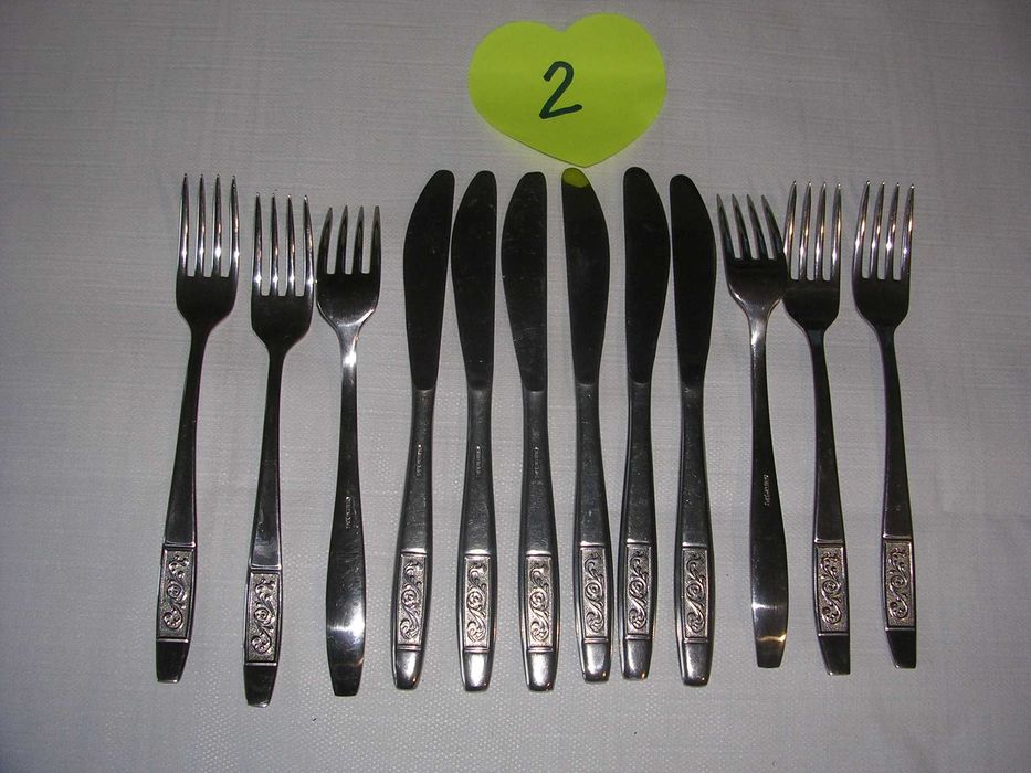 Лъжици вилици ножове  от соца-нови