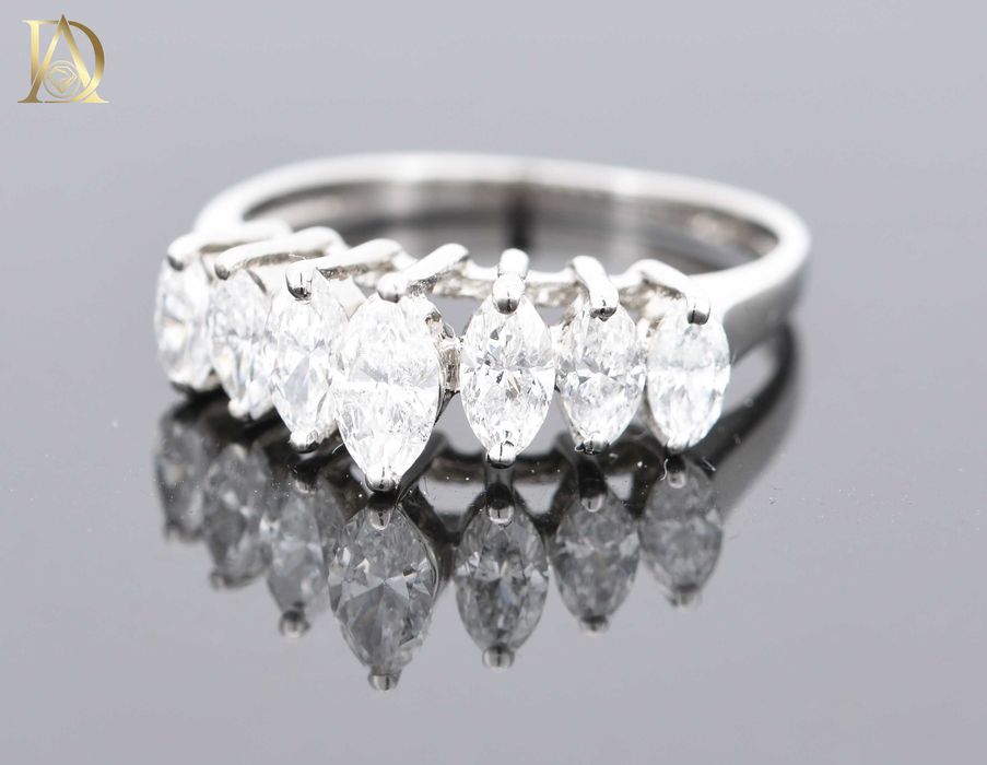 Нов Златен Пръстен с 0.91кт Естествени Диаманти