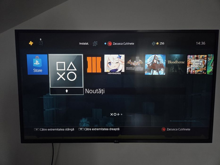 PS4 Pro cu 6 jocuri si controller