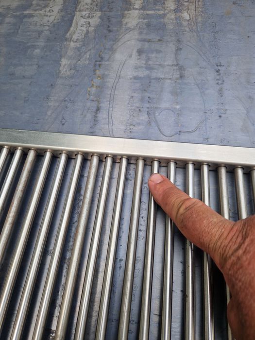 Gratar grill inox alimentar,Grill gradina 70x50,