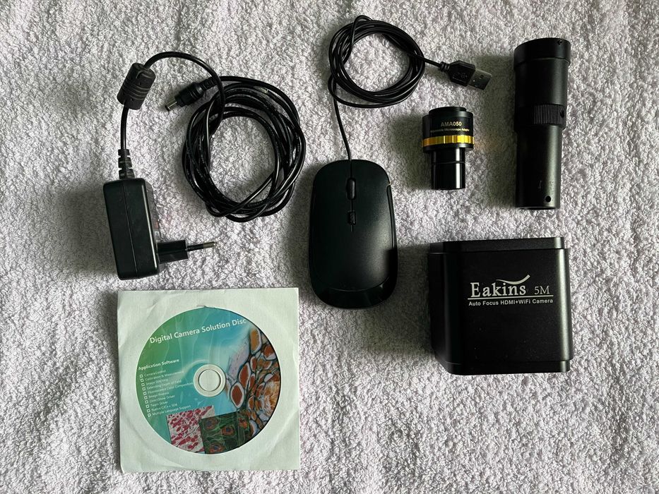 Cameră pentru microscop, Eakins 4K, Sony IMX334 Sensor, HDMI/WiFi