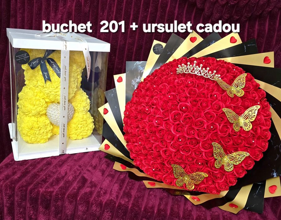 Buchete trandafiri de sapun