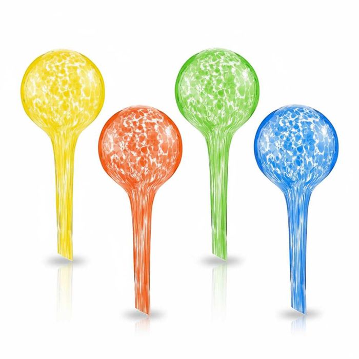 Set 4 bile de udare sticla sistem automat prin picurare 100ml